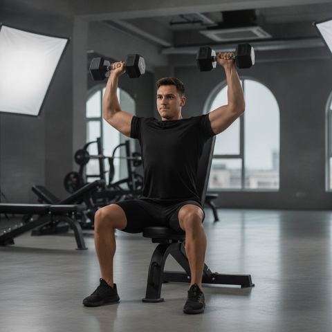 Dumbbell shoulder press